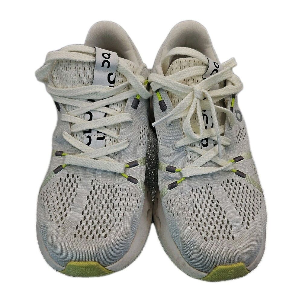 On Cloudsurfer Men's Running Shoes White lime Mesh Upper Low Top